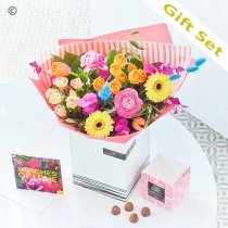 Mothers Day Pastels Bouquet Bundle Code: MDBDLP2 | National delivery and local delivery or collect from our shop