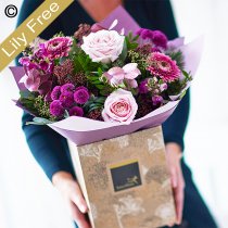 Bespoke Christmas Lily Free Hand tied Code: XLFHT1 | National delivery, local delivery or collect from shop