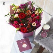 Opulent Classic Christmas Gift Box, Candle and Card Code: XBDL2-1  | National delivery and local delivery or collect from shop