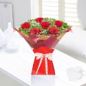 6 red rose romantic gift box Code: JGFV6206RR  | Local delivery or collect from our shop only