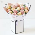 Beautifully simple pink rose bouquet Code: SIPRHT1  | National delivery and local delivery or collect from shop