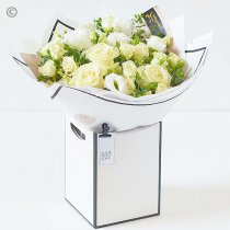 Beautifully Simple White Bouquet Code: SIWHT1 | National delivery and local delivery or collect from shop