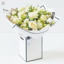 Beautifully Simple Luxury White Flower Bouquet Code: SIWHT2 | National delivery and local delivery or collect from shop