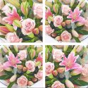 Beautifully Simple Luxury Pink Rose and Pink Lily Bouquet Code:SIPRLHT2  | National delivery and local delivery or collect from shop