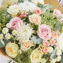 Magnificent Handcrafted Neutral handtied Bouquet Code: HTSYMN7 | Local delivery or collect from shop only