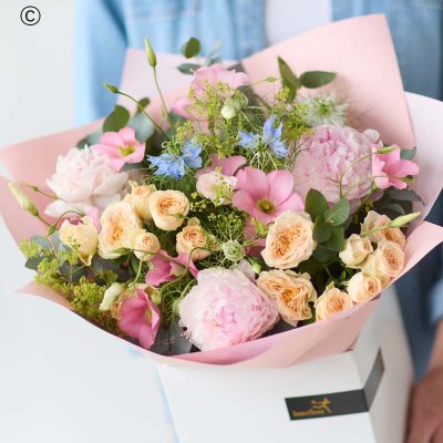 Summer Peonies Bouquet Code: HCPHT0100 | National delivery and local delivery or collect from our shop