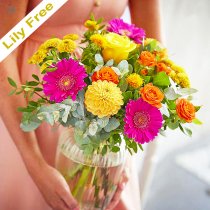 Lily free vivid autumn in a vase Code: JGFATLFVASE1 | Local delivery or collect from shop only