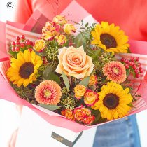 Joyful Autumn Sunflower Bouquet Code: ACSUHT0100 | National delivery and local delivery or collect from shop