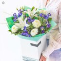 Brilliant blue and white bouquet Code: CCHTBL0100 | National delivery and local delivery or collect from shop