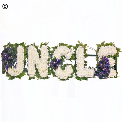 Uncle flower letter tribute Code: JGF5854UBT | Local delivery or collect from shop only