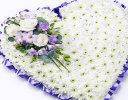 Lilac Classic White Heart Code: F13481LS | National and Local Delivery