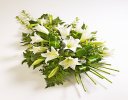 White Longiflorum Lily Spray  Code: JGFF4250FS  | Local Delivery Or Collect From Shop Only