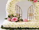 Gates of Heaven Funeral Flowers  Code: TR143 WH