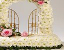 Gates of Heaven Funeral Flowers  Code: TR143 WH