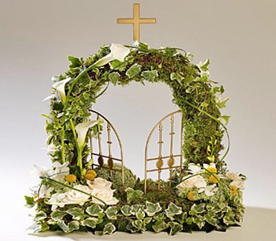 Woodland Gates of Heaven Funeral Flowers   Code: TR142 WD