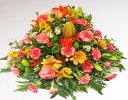 Classic Mixed Orange and green Posy Code: JGFF4150GOP | Local Delivery Or Collect From Shop Only