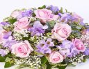 Rose and Freesia Posy Pink and Lilac Code: F13410PS | National and Local Delivery