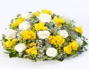 Rose and Freesia Posy Yellow and White Code: F13410YS | National and Local Delivery