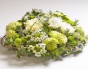 Woodland Green and White Posy Code: JGFF7140WGP | Local Delivery Or Collect From Shop Only