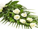 Simple White Rose Sheaf Code: F13511WS  | National and Local Delivery