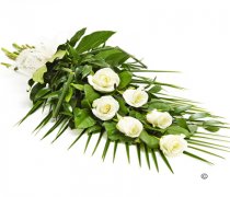 Simple White Rose Sheaf Code: F13511WS  | National and Local Delivery