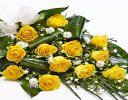 Classic Yellow Rose Sheaf Tribute Code: F13491YS | National Delivery and Local Delivery Or Collect From Shop