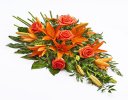 Orange Rose and Orange Lily Spray Code: F13650OS